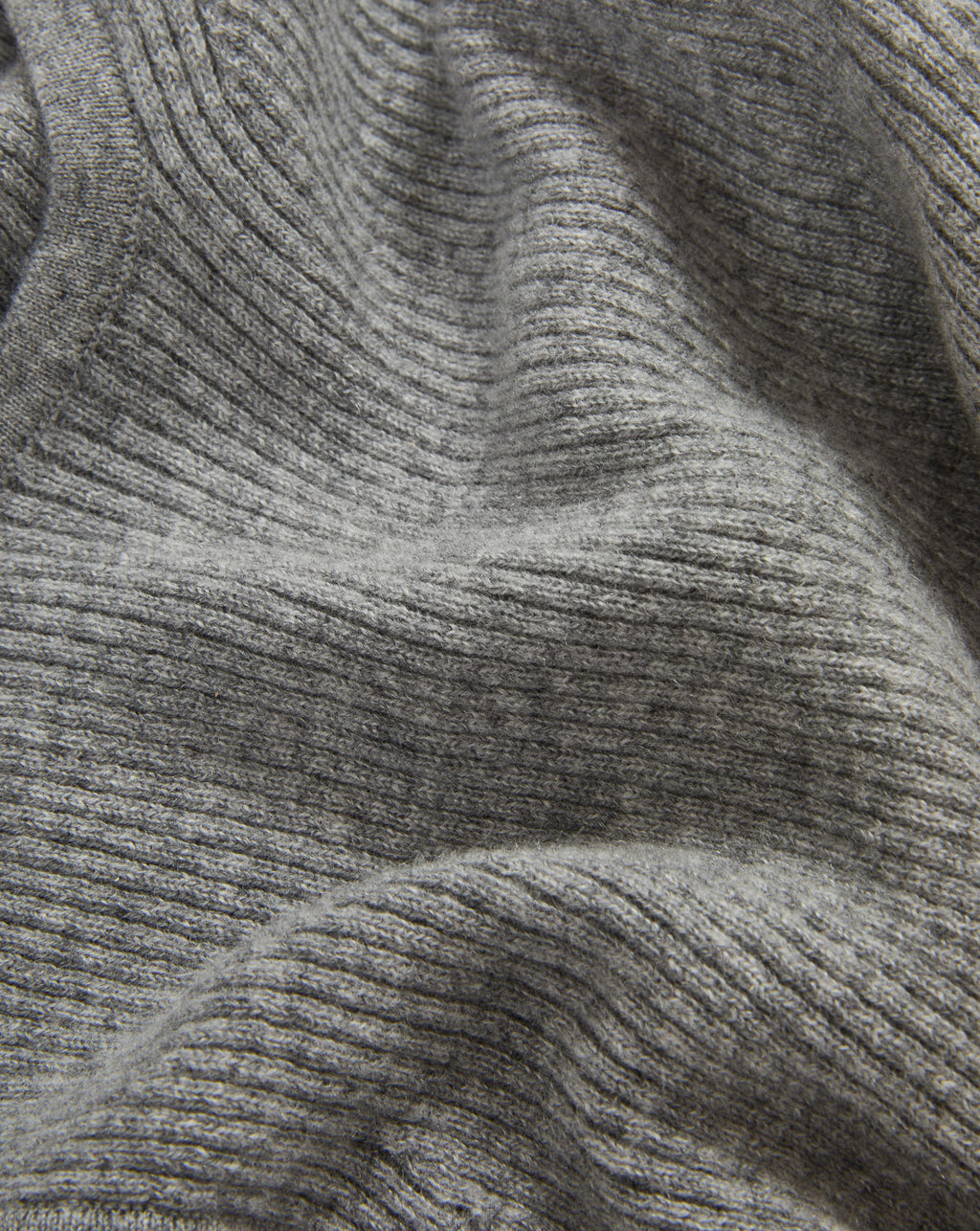 Veronica Beard Gray ribbed knit sweater.