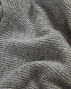 Veronica Beard Gray ribbed knit sweater.