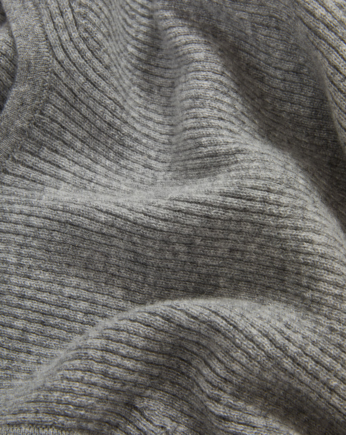 Veronica Beard Gray ribbed knit sweater.
