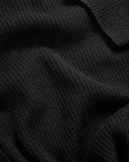 Veronica Beard Black ribbed knit fabric.
