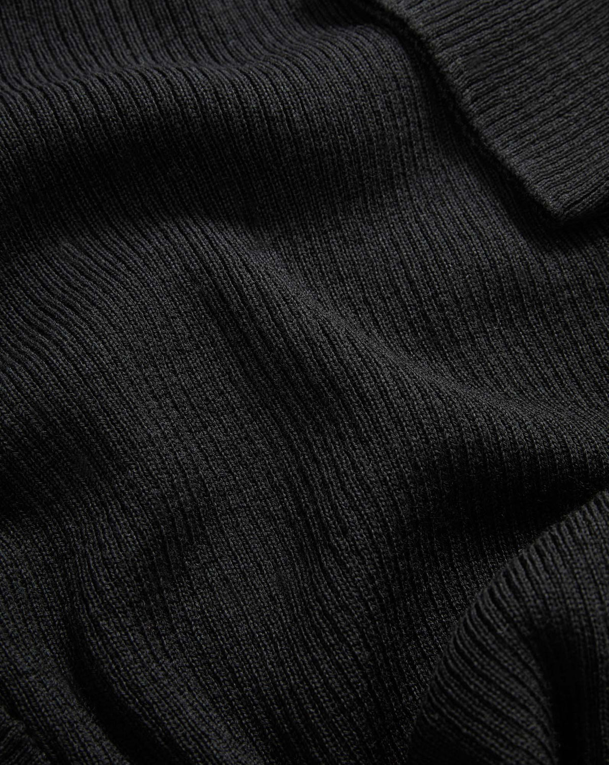 Veronica Beard Black ribbed knit fabric.