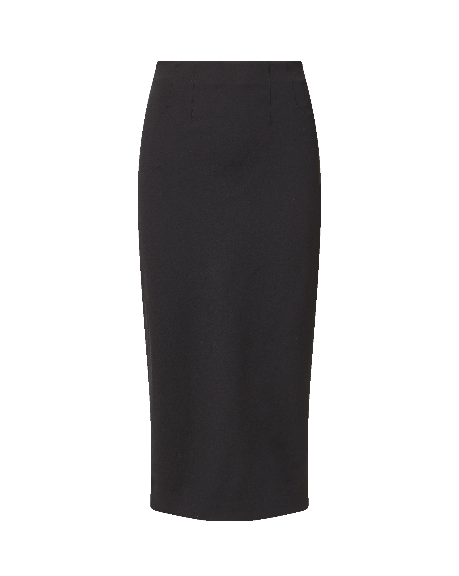 Veronica Beard Black pencil skirt, knee-length, high-waisted.