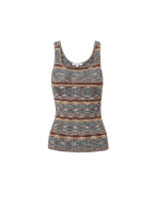 Veronica Beard Striped knit tank top