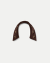 Veronica Beard Brown suede headband with gold and brown embellishments