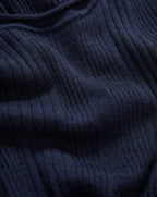 Veronica Beard Navy ribbed knit fabric
