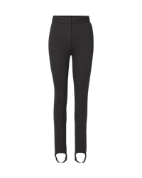 Veronica Beard Black stirrup pants with front seams.