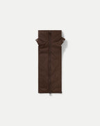 Veronica Beard Brown puffer scarf with zipper closure.