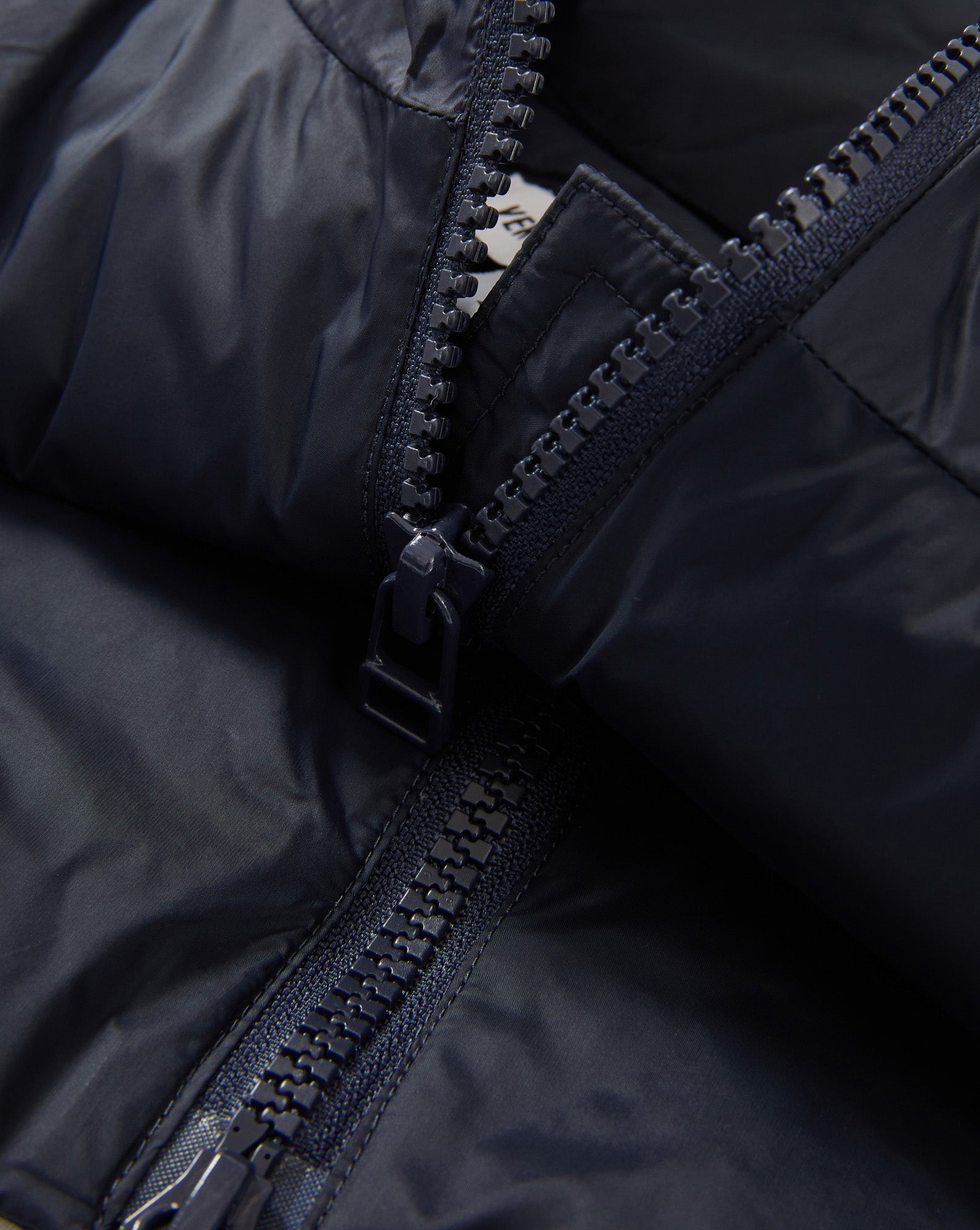 Veronica Beard Navy puffer jacket with zipper detail