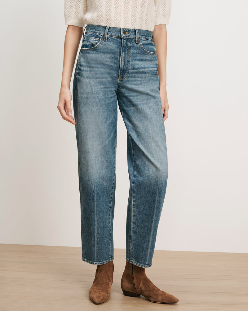 Veronica Beard Blue denim wide-leg jeans