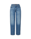 Veronica Beard Blue denim wide-leg jeans.