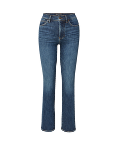 Veronica Beard Blue denim high-rise slim-fit jeans.