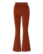 Veronica Beard Brown corduroy flared pants.