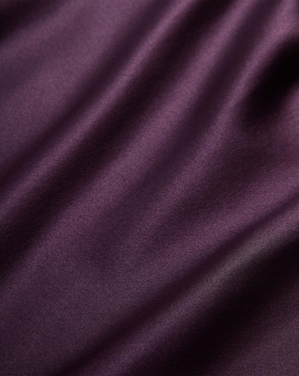 Veronica Beard Purple satin fabric with soft folds.