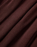 Veronica Beard Brown ribbed knit fabric.