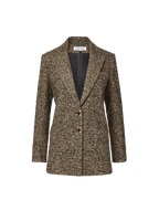 Veronica Beard Brown tweed blazer with gold buttons