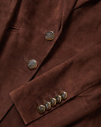 Veronica Beard Brown blazer with gold buttons