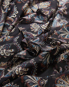 Veronica Beard Black paisley print chiffon fabric