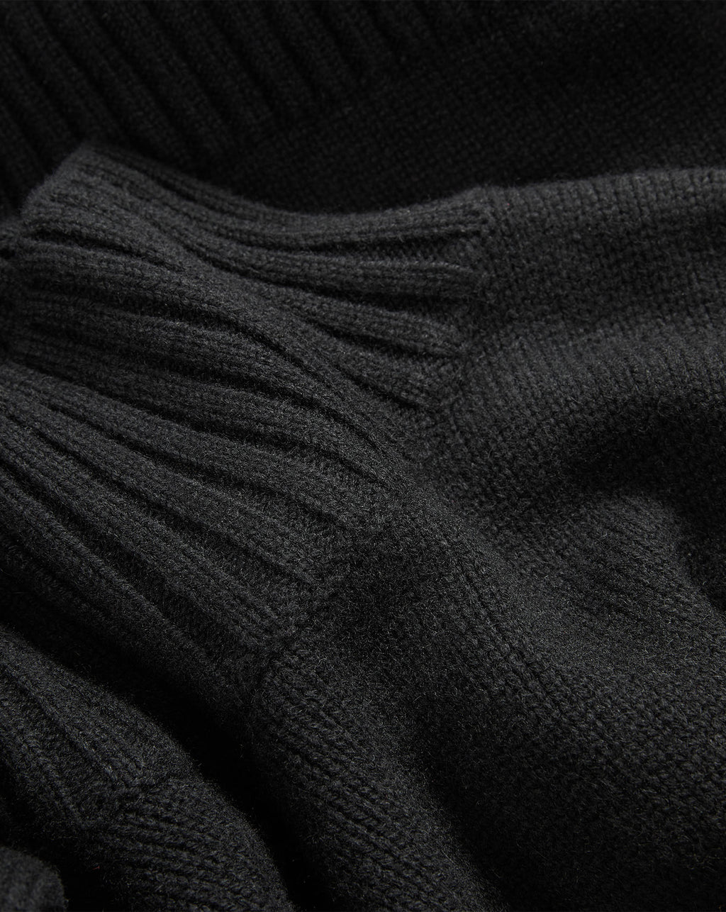 Veronica Beard Black ribbed knit sweater.