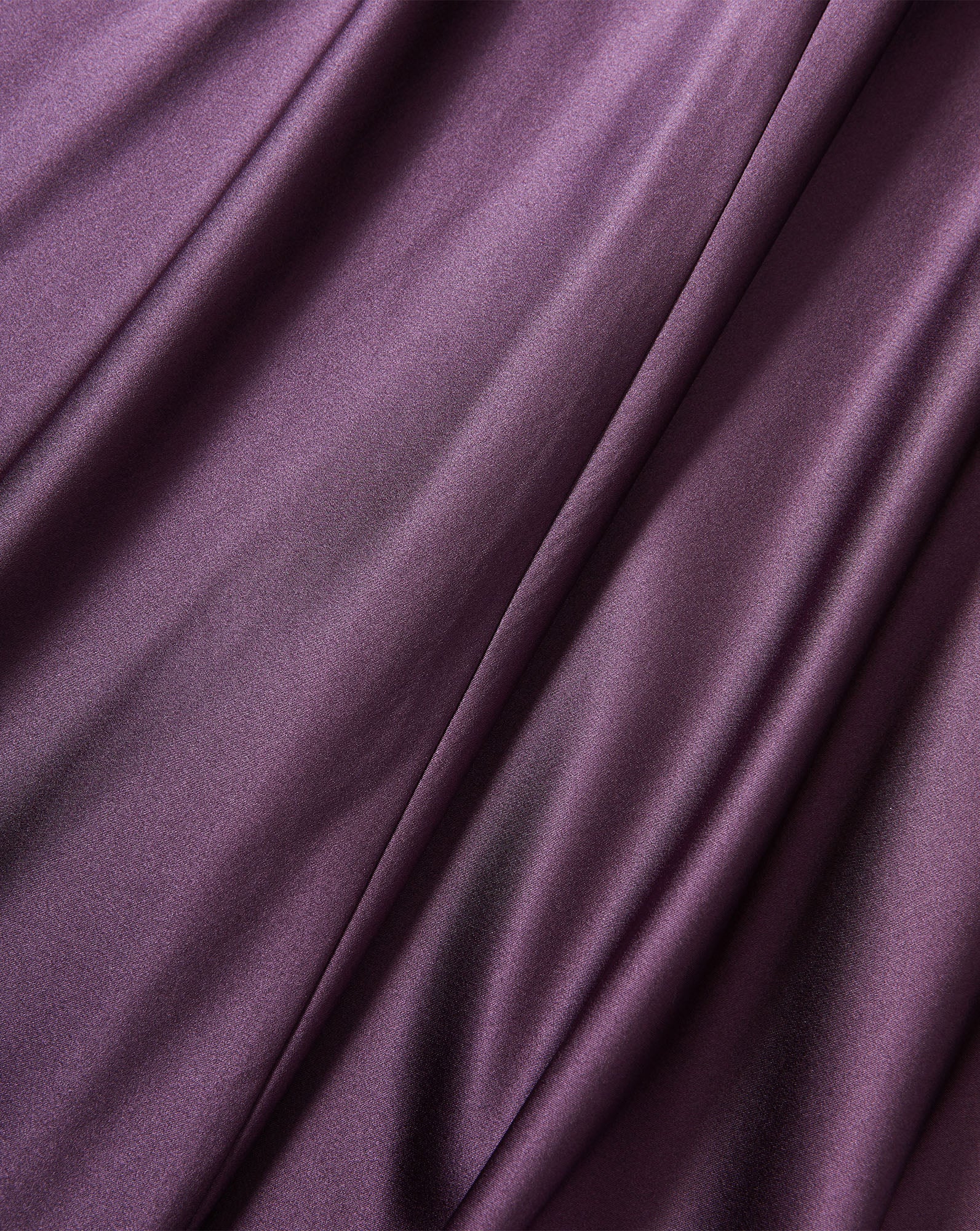 Veronica Beard Purple satin fabric with elegant drapes