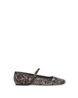 Veronica Beard Floral tapestry Mary Jane flat shoe