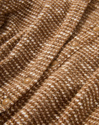 Veronica Beard Brown and white knit cardigan with brown buttons.