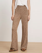 Veronica Beard Brown knit wide-leg pants