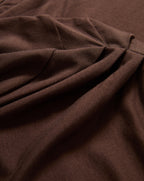 Veronica Beard Brown knit fabric with gathered detail.