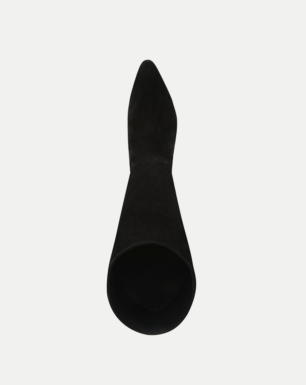 Veronica Beard Black suede pointed-toe knee-high boot