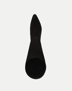 Veronica Beard Black suede pointed-toe knee-high boot