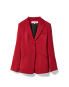 Veronica Beard Red structured blazer with notched lapels.