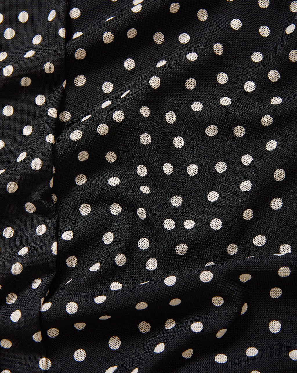 Veronica Beard Black and white polka dot textured fabric.