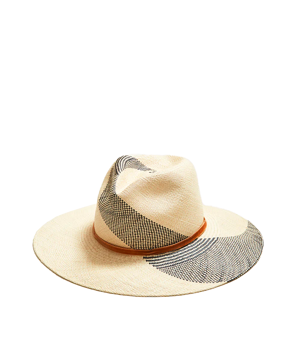 Veronica Beard Geranium Hat - Black Multi
