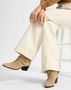 Veronica Beard Ashby Western Ankle Boot - Sand