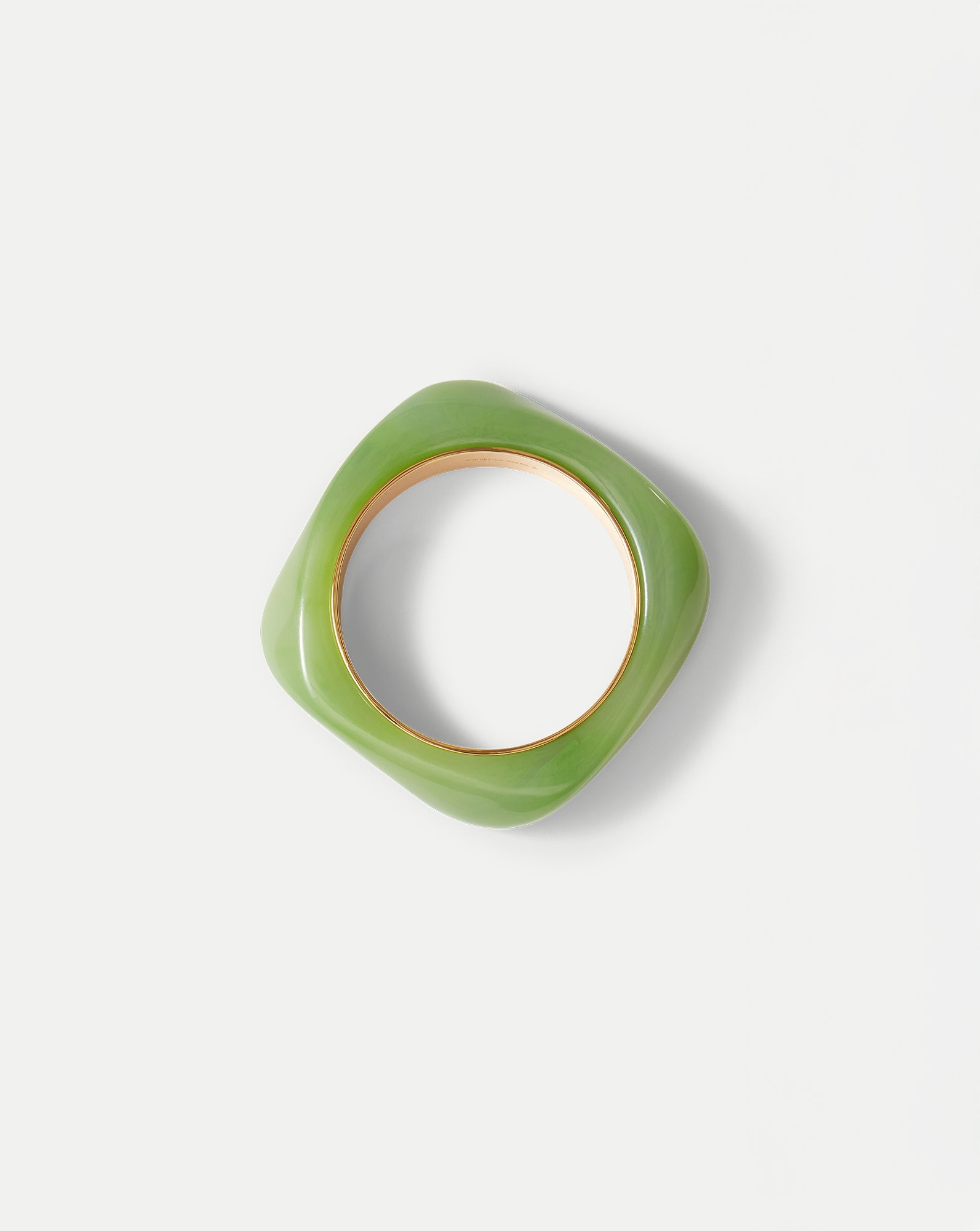Veronica Beard Sculpted Resin Bangle - Jade