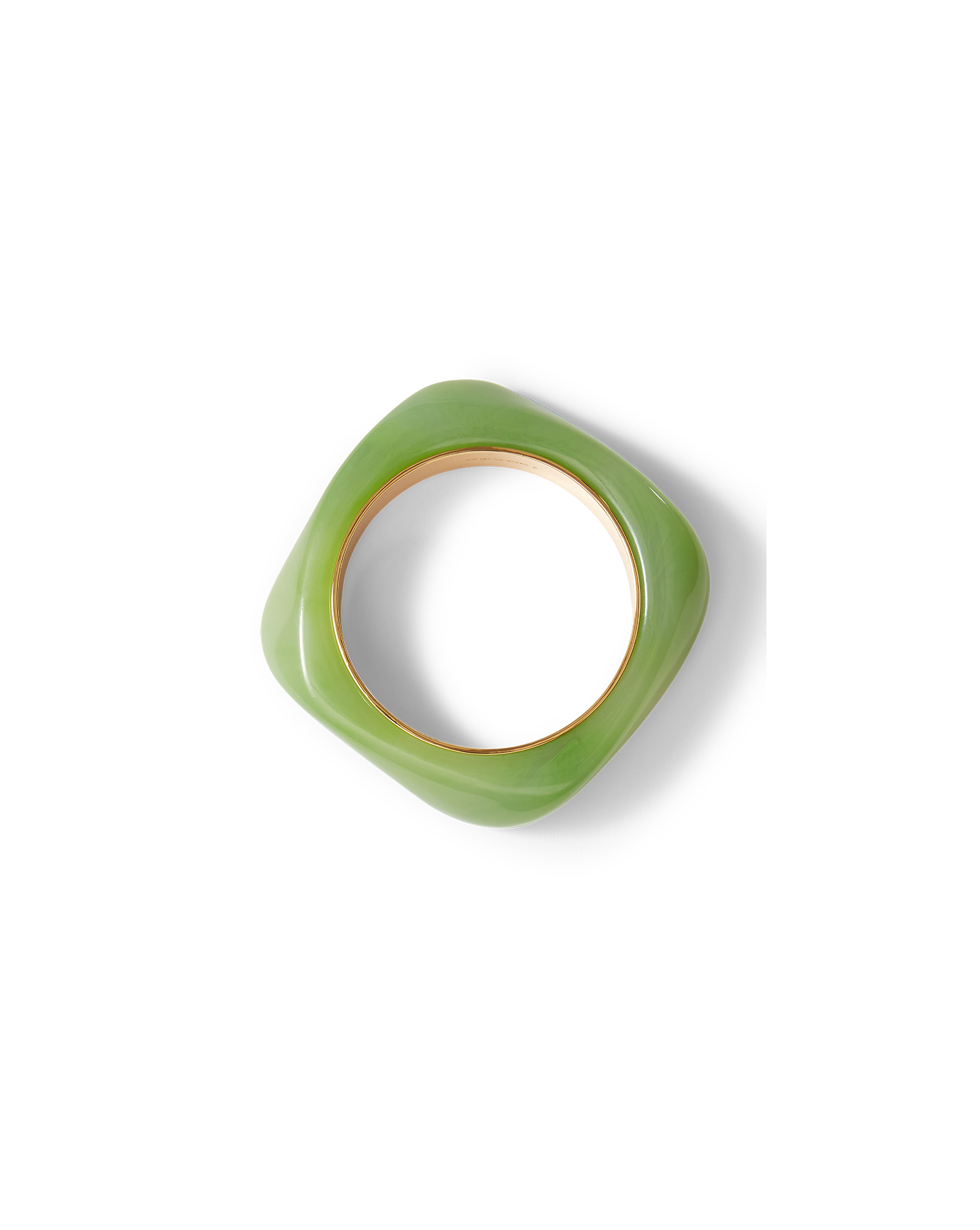 Veronica Beard Sculpted Resin Bangle Jade