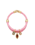 Veronica Beard Paracord Charm Bracelet - Pink