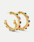 Veronica Beard Cabochon Embellished Hoop