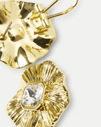 Veronica Beard Gold Floral Earring - Gold