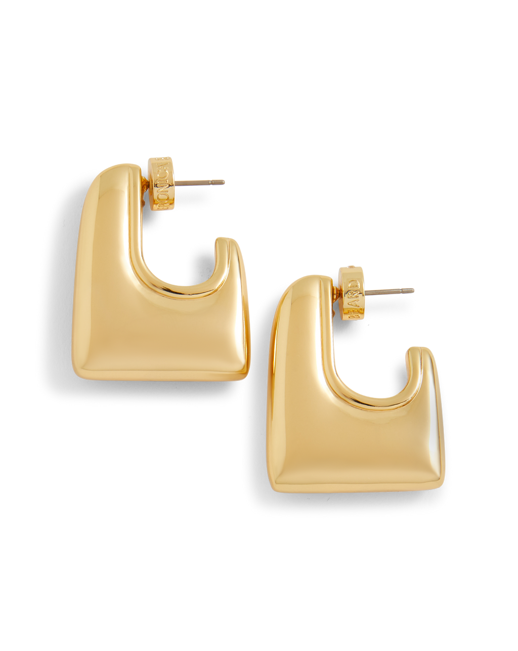 Veronica Beard Everyday Square Hoop Gold
