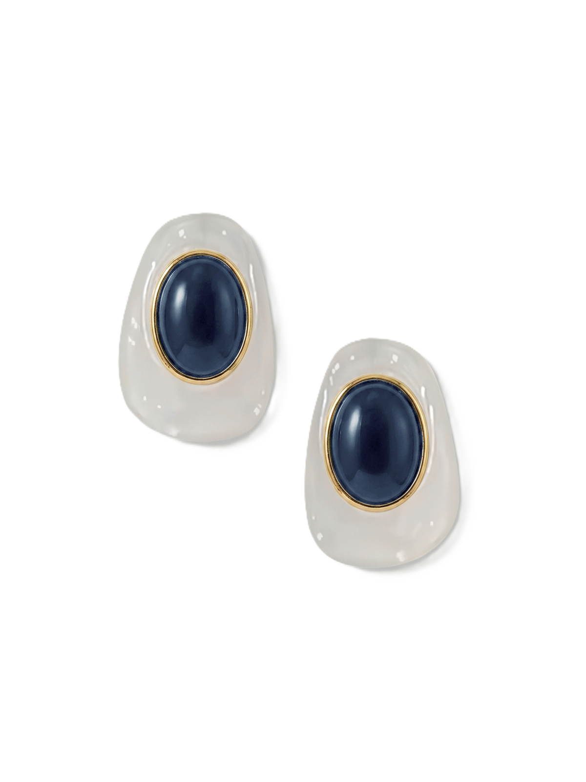 Boucles d'oreilles cabochon œil de tigre