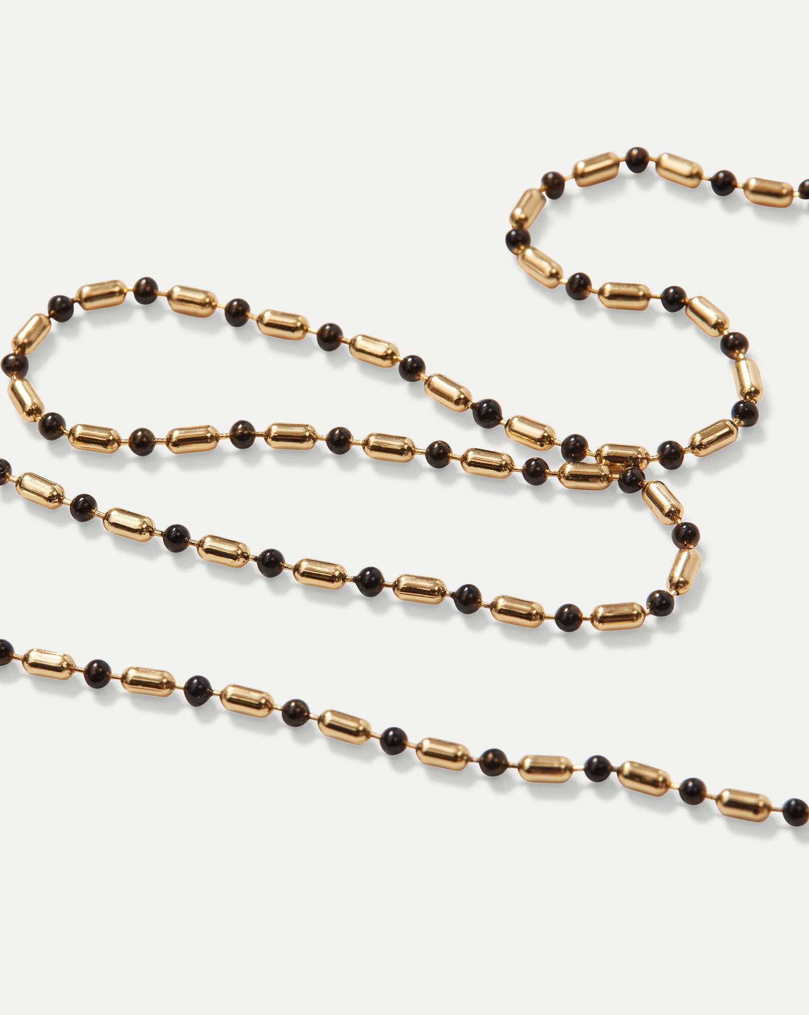 Veronica Beard Enamel Bead Chain Necklace