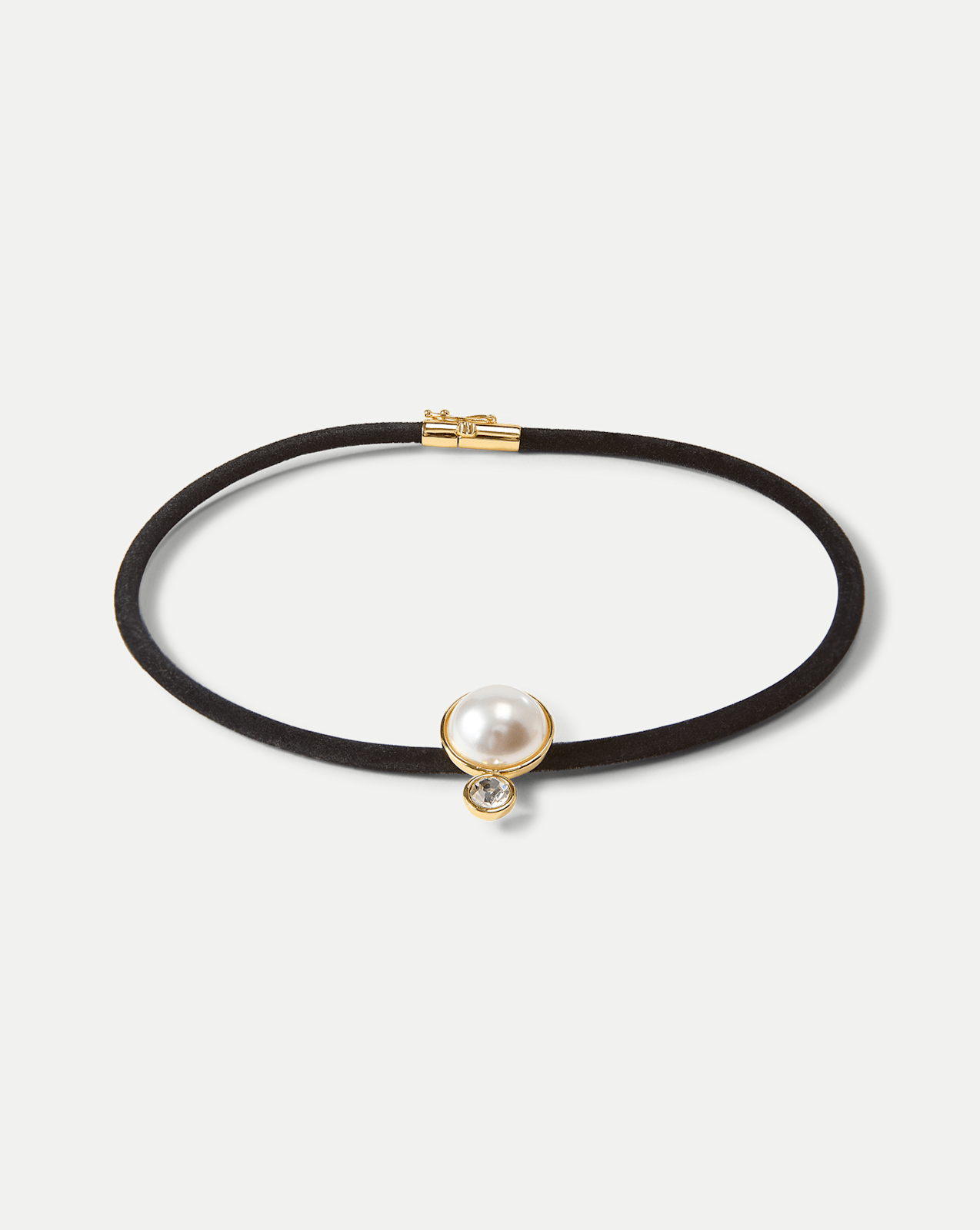 Veronica Beard Pearl Pendant Cord Necklace
