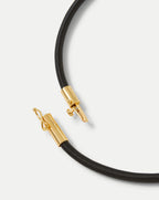 Veronica Beard Floral Pendant Cord Necklace