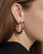 Veronica Beard Cabochon Embellished Hoop