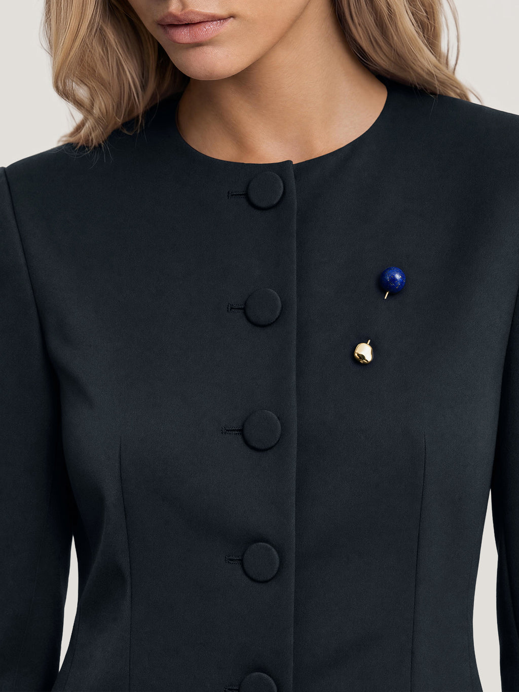Broche à épingle Lapis