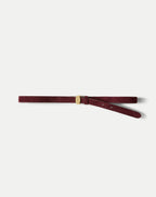 Veronica Beard Dash Suede Belt - Raisin