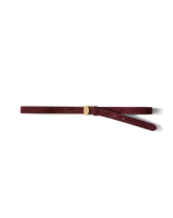 Veronica Beard Dash Suede Belt - Raisin