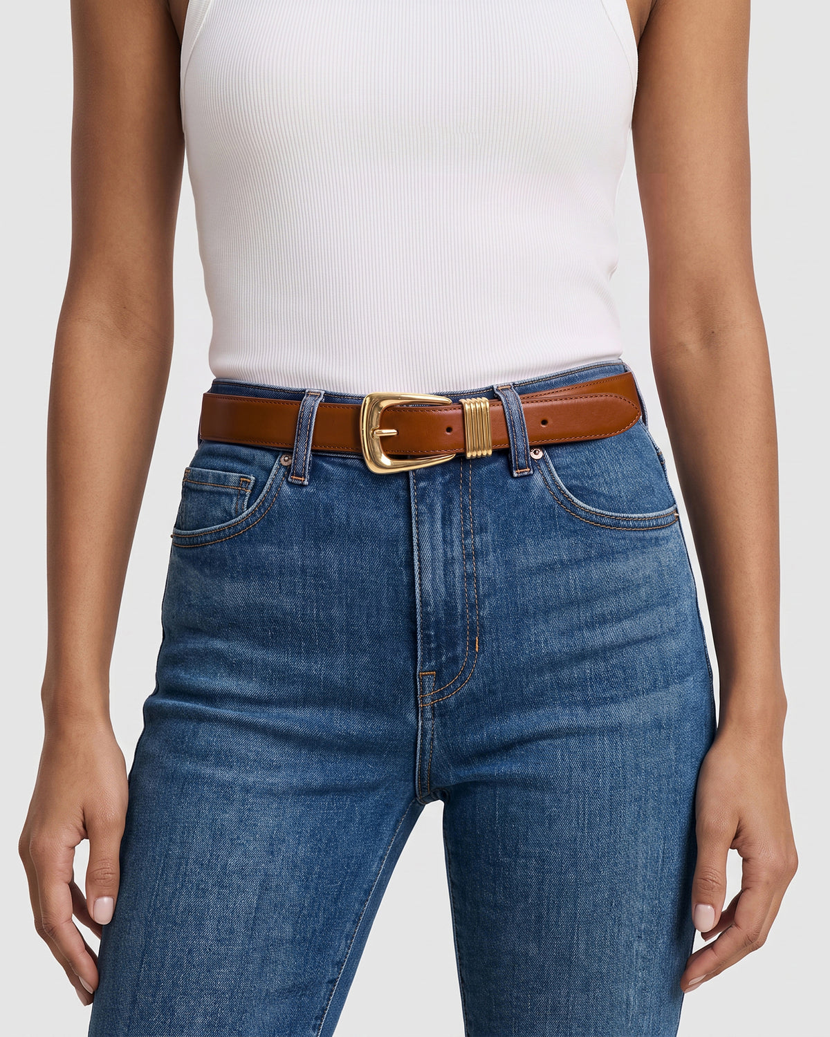 Ceinture en cuir Arch