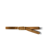 Veronica Beard Loop Suede Belt - Acorn