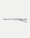 Veronica Beard Dash Leather Belt - Silver